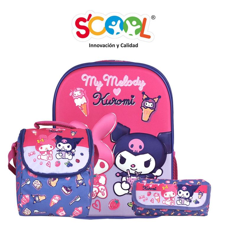 Mochila Niña Set 3 Piezas Melody