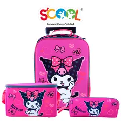 SCOOL - Maleta Niña Set 3 Piezas Kuromi