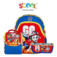 SCOOL - Mochila Niño Set 3 Piezas Paw Patrol