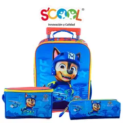 SCOOL - Maleta Niño Set 3 Piezas Paw Patrol