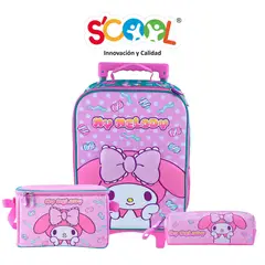 SCOOL - Maleta Niña Set 3 Piezas Melody