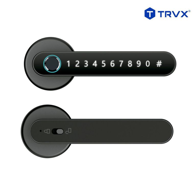 Cerradura de Manija Digital Inteligente H24N Negro TRVX