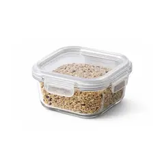Lock & Lock - Envase de Vidrio Cuadrado 520ml.