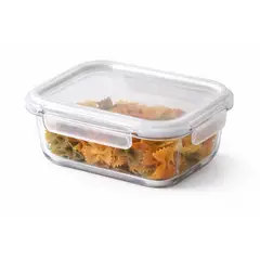 LOCK & LOCK - Envase de Vidrio Rectangular 1.04 Litros.