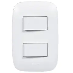 BTICINO - Interruptor Doble Domino Sencia Blanco