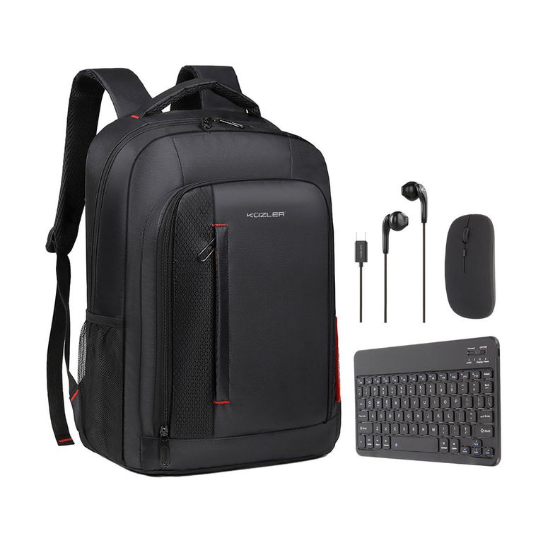 Combo 4 en 1 Mochila + Audífonos + Teclado + Mouse.
