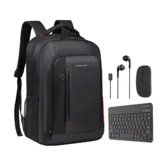 KUZLER - Combo 4 en 1 Mochila + Audífonos + Teclado + Mouse.