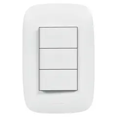 BTICINO - Interruptor Triple Domino Sencia Blanco