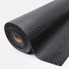 SAN BLAS - Piso Negro Cocos PVC 60cm Venta por Metro Lineal