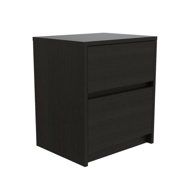 Velador Trivor 2 Cajones 40x47.2x32cm Wengue.