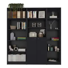 TUHOME - 3 Estantes 13 Niveles con Puertas Home