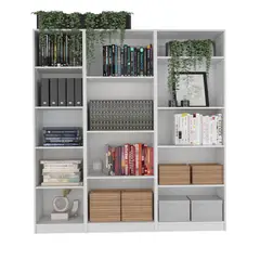 TUHOME - 3 Estantes Home 180.6x170.6x29.9cm