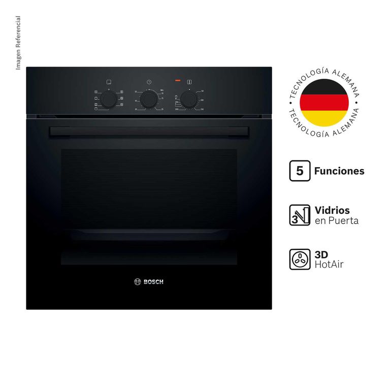 Horno Bosch Empotrable Modelo HBF011BA2 Negro