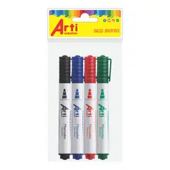 ARTI CREATIVO - Pack Plumón de Pizarra x4 Surtido
