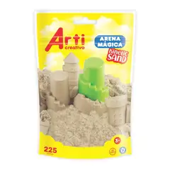 ARTI CREATIVO - Arena Mágica Ziploc 225gr Color Natural