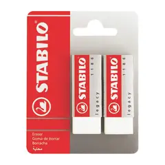 STABILO - Borrador Blanco Office Blister 2und.