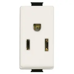 BTICINO - Dado Toma Simple Americano P/T Matix Marfil