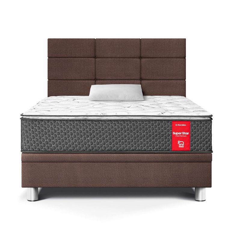 Dormitorio Boxet Blocks Super Star 1.5 Plazas Chocolate