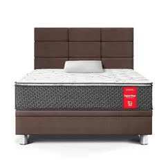 PARAISO - Dormitorio Boxet Blocks Super Star 1.5 Plazas Chocolate
