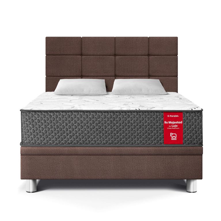 Dormitorio Boxet Blocks Su Majestad 2 Plazas Chocolate