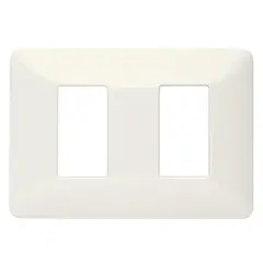 BTICINO - Placa Doble Matix Marfil
