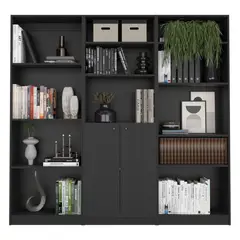 TUHOME - 3 Estantes con Puertas Home