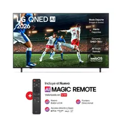 LG - Televisor LG 55" Qned 4k ThinQ Ai 55QNED73ASA Smart TV (2026)