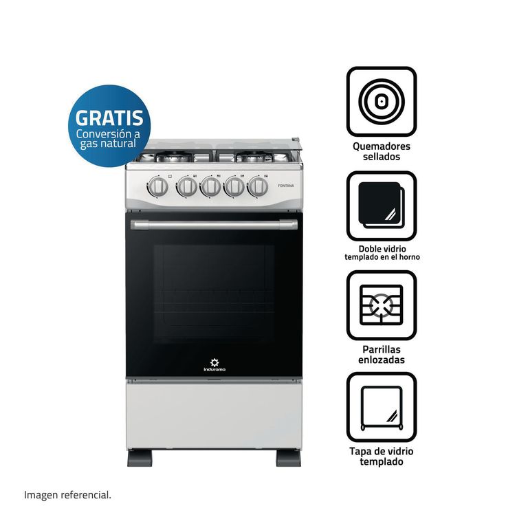 Cocina a Gas 4 Platos Nueva Fontana.