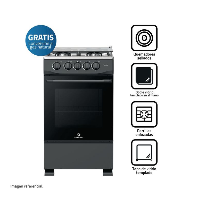 Cocina a Gas 4 Platos Nueva Goya.