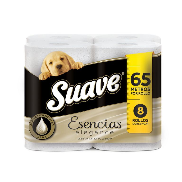 Papel Higiénico Doble Hoja 8 Rollos 65m
