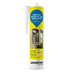 WEBER - Adhesivo Híbrido Weber Extreme Plus Blanco 290 ml