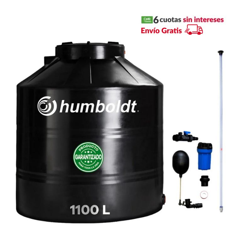 Tanque 1100 Litros Negro Humboldt