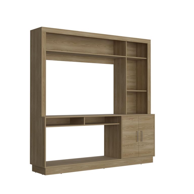 Estante de TV 55" Cantabria Fresno 180x180x40cm
