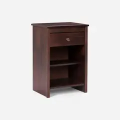ROSEN - Velador 1 Cajón Ferrara 40x61x31cm Chocolate