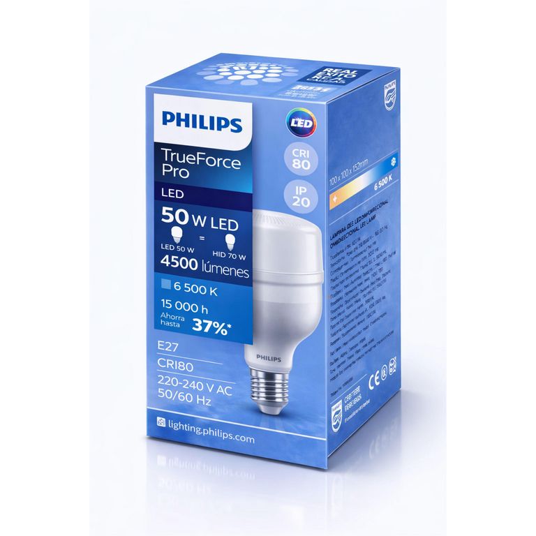 Foco Philips True Force E27 50W Luz Fría