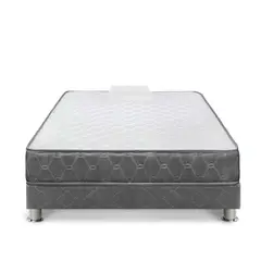 FORLI - Cama 1.5 Plazas Americana Acqua + Almohada