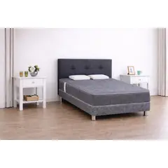 undefined - Combo Dormitorio Acqua 2 Plazas + Set x2 Veladores Blancos