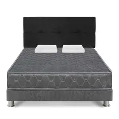 FORLI - Dormitorio 2 Plazas Gris Acqua + Almohada