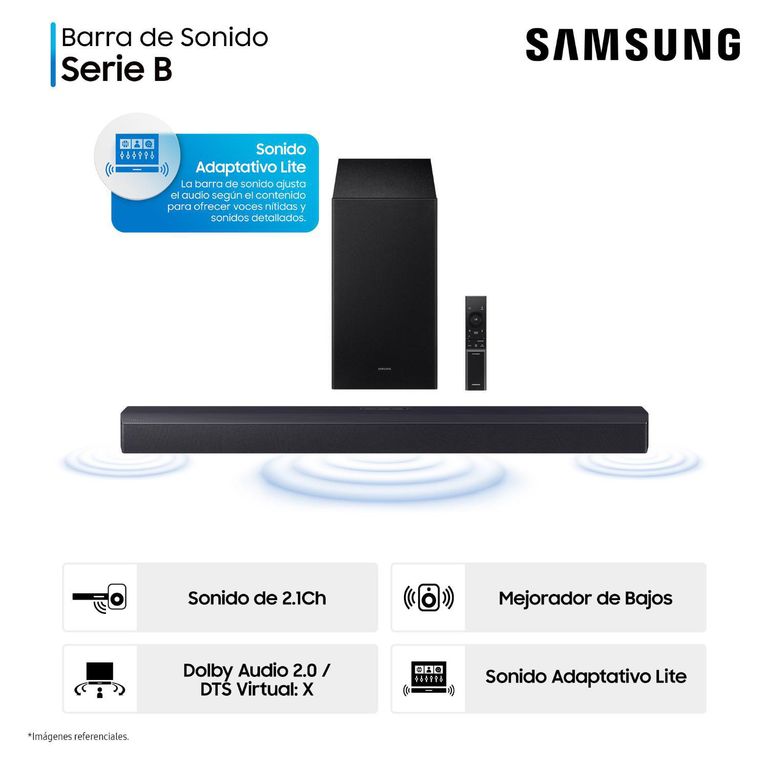 Soundbar Samsung Serie B 2.1 HW-B450F/PE
