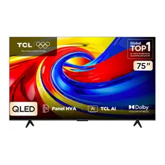 TCL - Televisor QLED 75 " 4K Ultra HD Google TV 75P7L