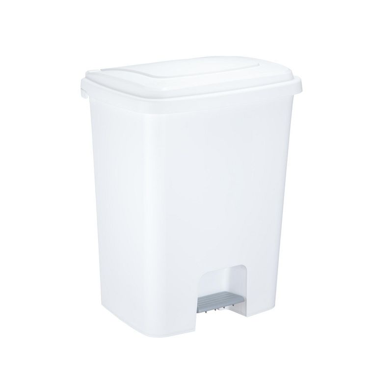 Papelera Pedal 35L Blanca Kleine