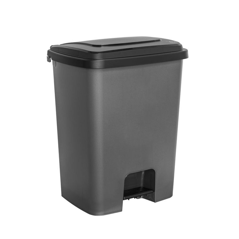 Papelera Pedal 35L Negra Kleine