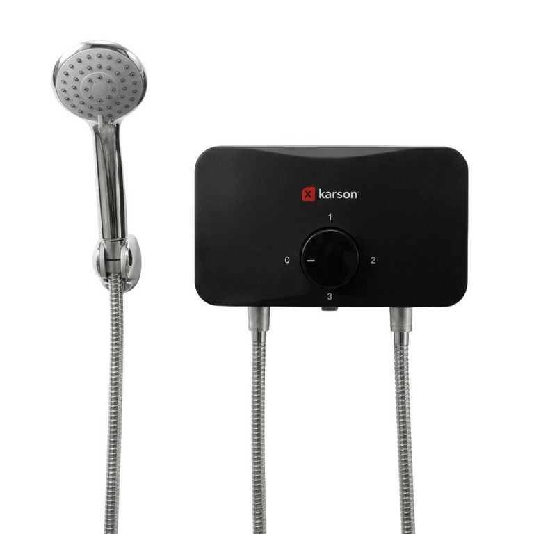 Rapiducha Eléctrica Karson Black 4000W