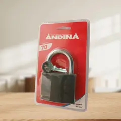 ANDINA - Candado Andina Modelo A50 en Blíster