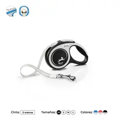 FLEXI - Correa para Perro color aleatorio Talla XS