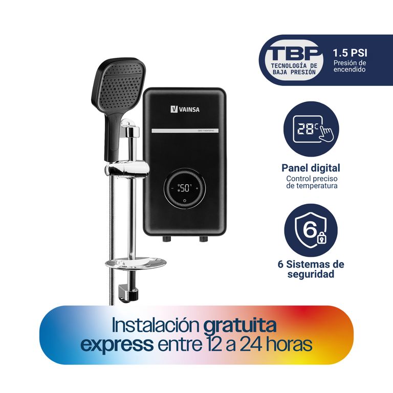 Rapiducha Eléctrica Vainsa VR41 5500W con Ducha Teléfono