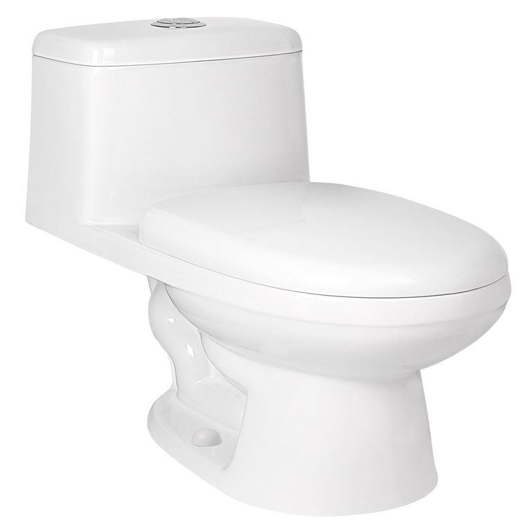 Inodoro One Piece Trebol Savona Pro Blanco