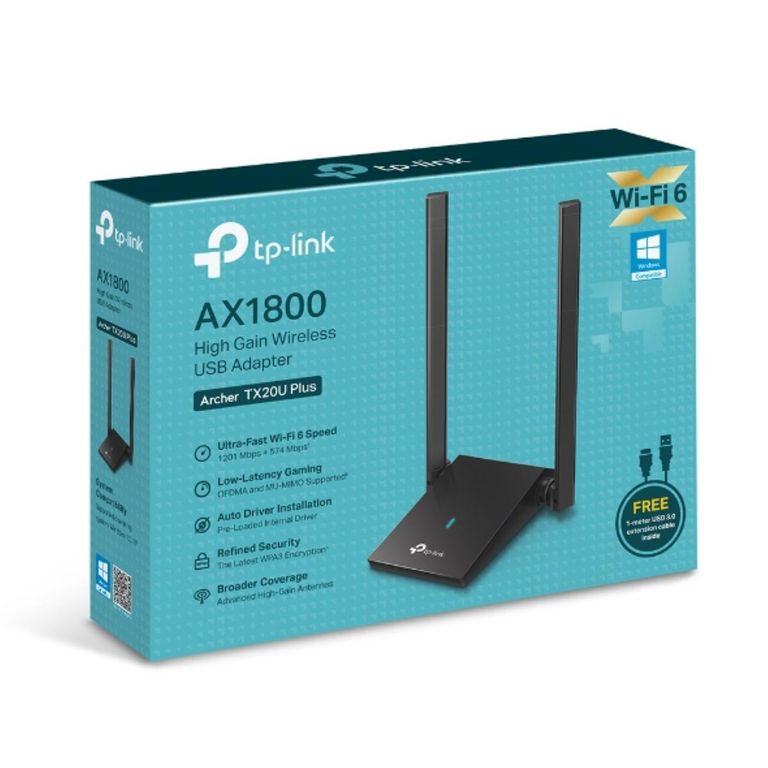 Adaptador USB Wi-Fi Archer TX20U Plus