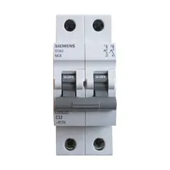 SIEMENS - Interruptor Termomagnetico SIEMENS 2x32A 10Ka 220V CurvaC IEC60898
