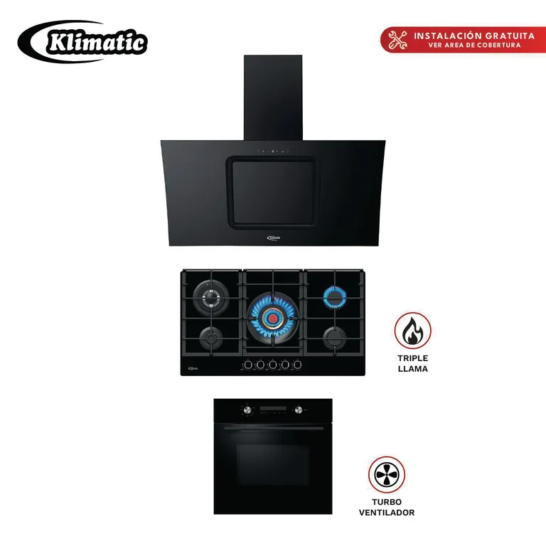 Combo de 3 Productos Vulcano 5 Kamba 90 y Bonn Black